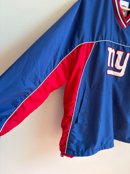 2000s New York Giants NFL Blue Windbreaker (XL)