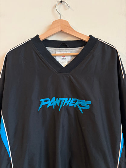 00s Carolina Panthers Cat Scratch NFL Team Windbreaker (XXL)