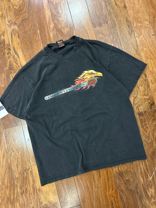 1998 Harley Davidson Faded Flames Tee (XL)