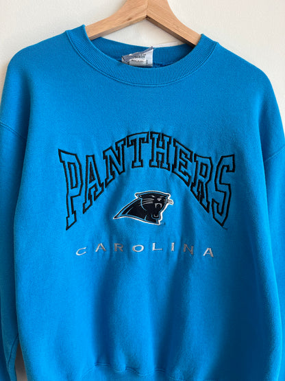 1995 Carolina Panthers Blue Lee Embroidered Crewneck (M)