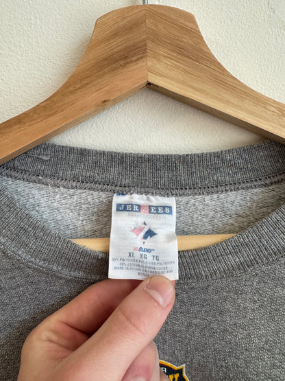 00s New England Patriots SB XXXVIII Grey Crewneck (XL)
