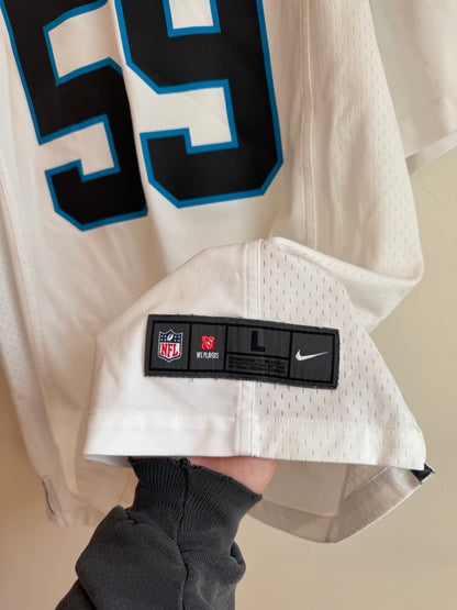 2012 Carolina Panthers Luke Kuechly Away Nike Jersey (L)