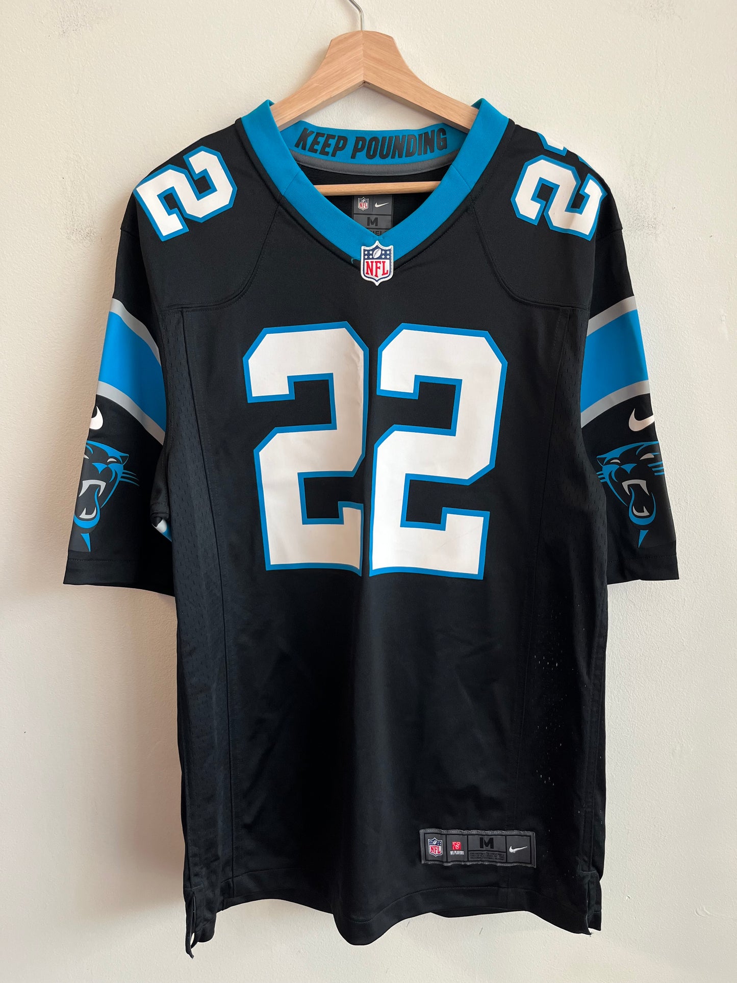 2016 Carolina Panthers Christian McCaffery Nike Home Jersey (M)