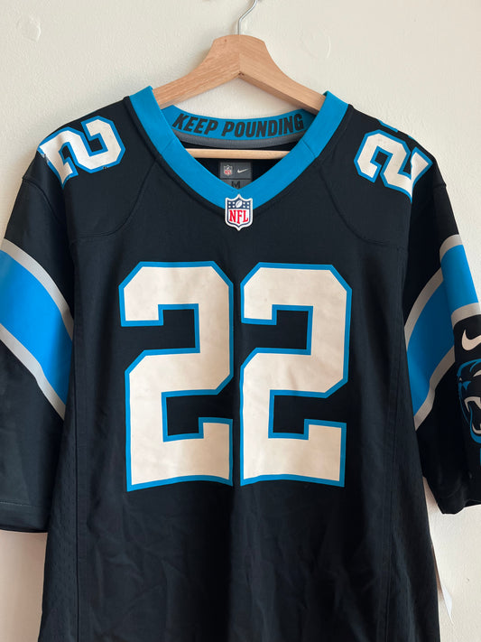 2016 Nike NFL Christian McCaffery Carolina Panthers Home Jersey (M)