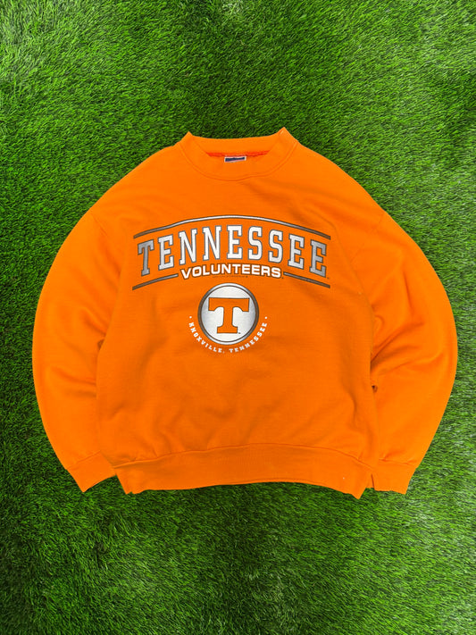 90s University of Tennessee Logo Spell Out Red Oak Vintage Crewneck (M)