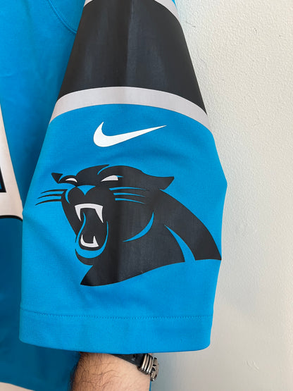 2010s Carolina Panthers Cam Newton Blue Nike Jersey (L)