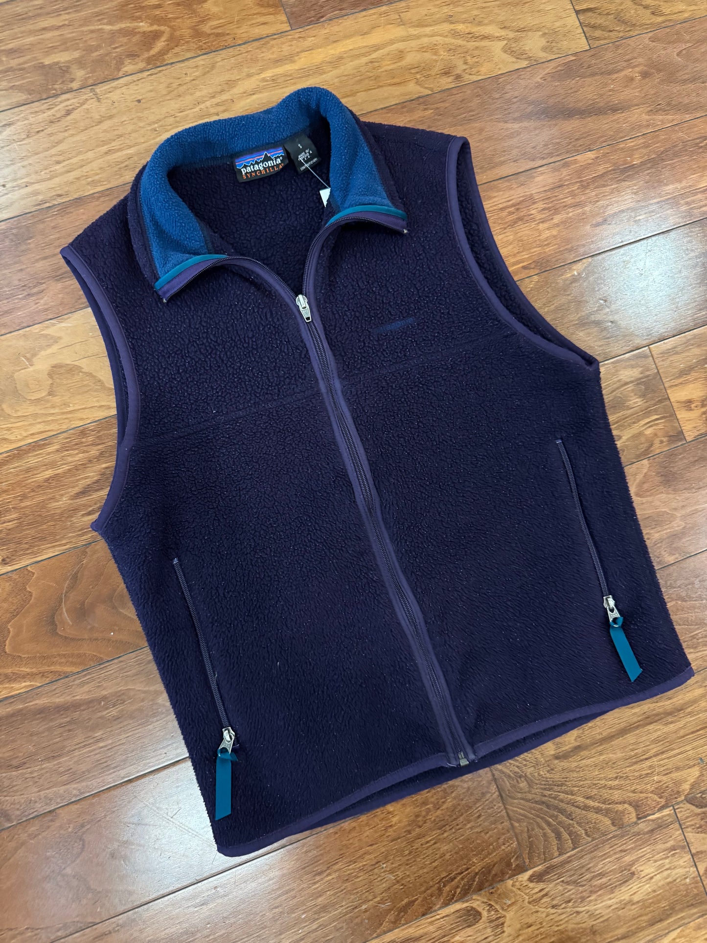 90s Patagonia Synchilla Essential Purple Vest (S)