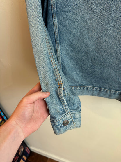 80s Levi's Light Wash Vintage Jean Jacket (L)