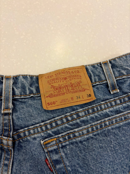 1997 Levi’s 560 Blue Shorts (33)