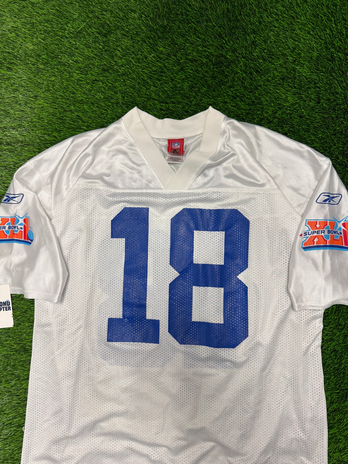 Indianapolis Colts Peyton Manning #18 Super Bowl NFL Player Jersey (XL)