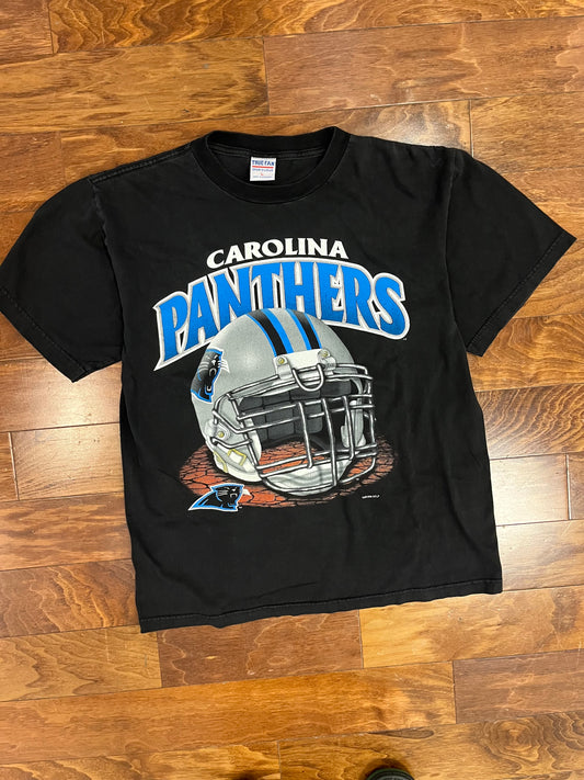 1996 Carolina Panthers True Fan Helmet Tee (L)