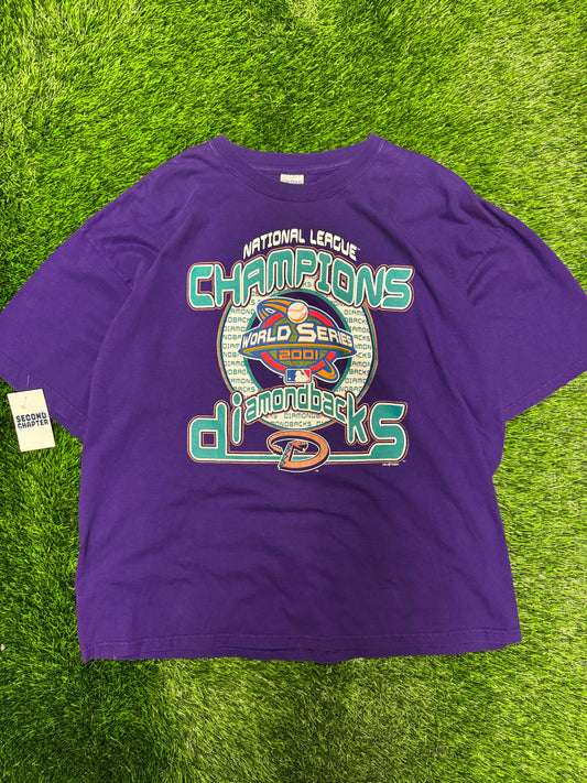 2001 Arizona Diamondbacks Vintage MLB World Series Tee (XXL)