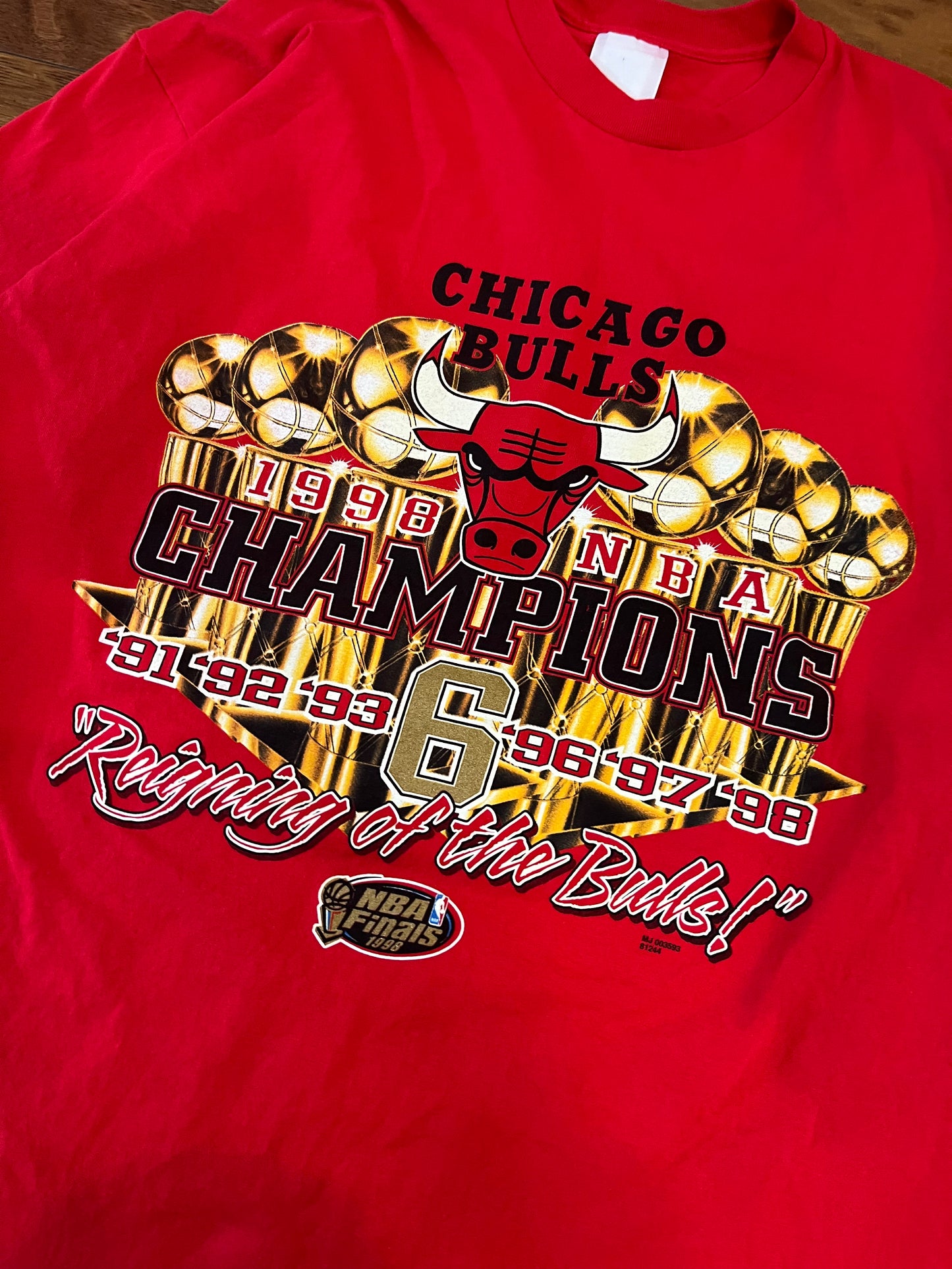 1998 Chicago Bulls Rings Tee (XL)