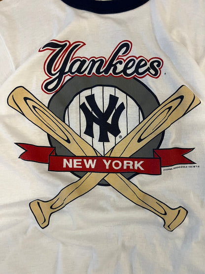 1990 New York Yankees MLB Ringer Tee (S)