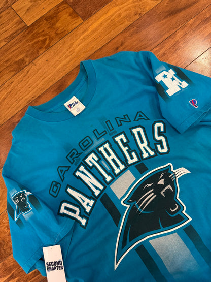 90s Carolina Panthers Pro Player Front/Back Vintage Tee (XL)