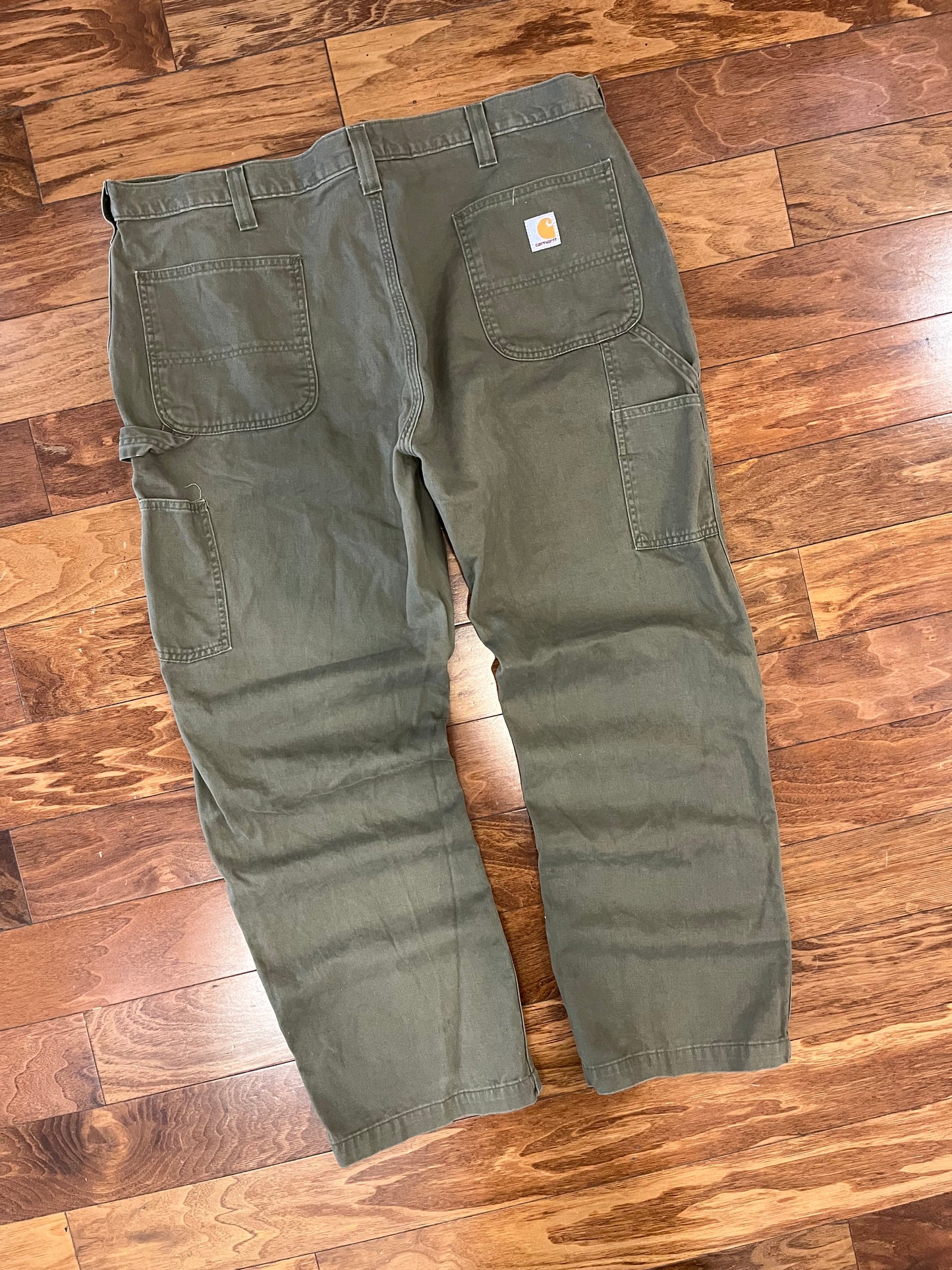 Carhartt Army Green Carpenter Pants (42 x 30)