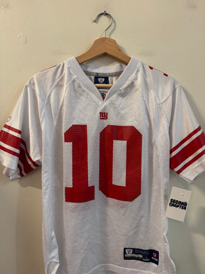 00s New York Giants Eli Manning Reebok Away Jersey (Youth L)