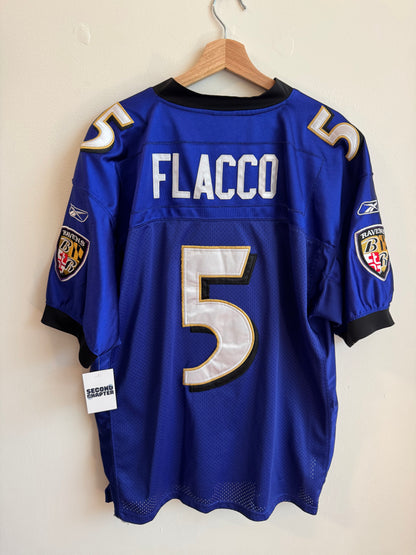 00s Baltimore Ravens Joe Flacco Stitched Jersey (L)