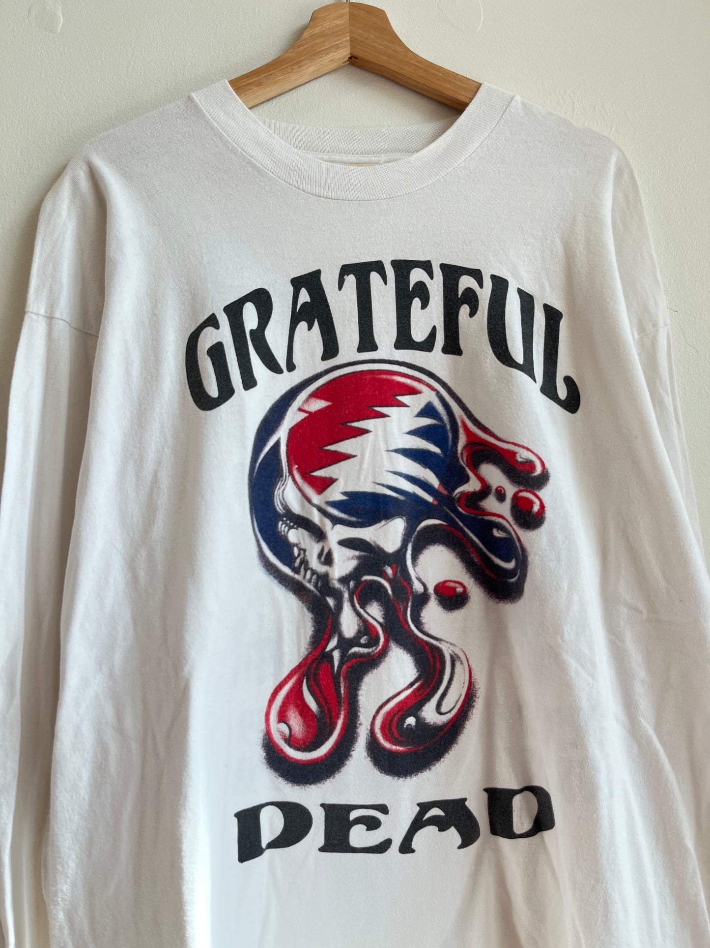 1994 Grateful Dead Melting Steal Your Face Long-Sleeve Shirt (XXL)