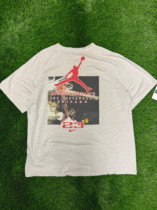 90s Nike Michael Jordan's Restaurant Jump Man NBA Tee (XL)
