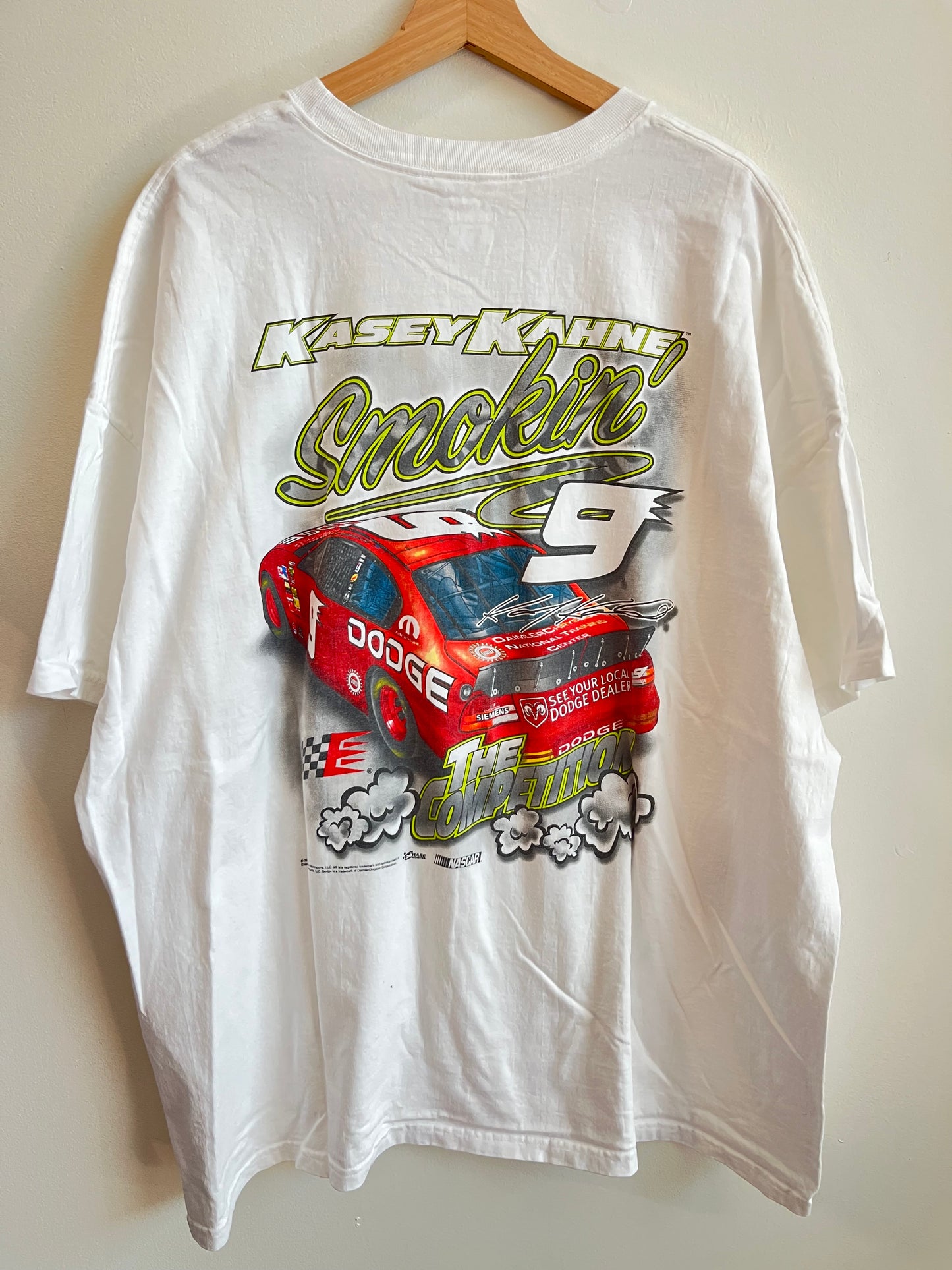 2004 Kasey Kahne Dodge Front/Back Nascar Graphic Tee (XXL)