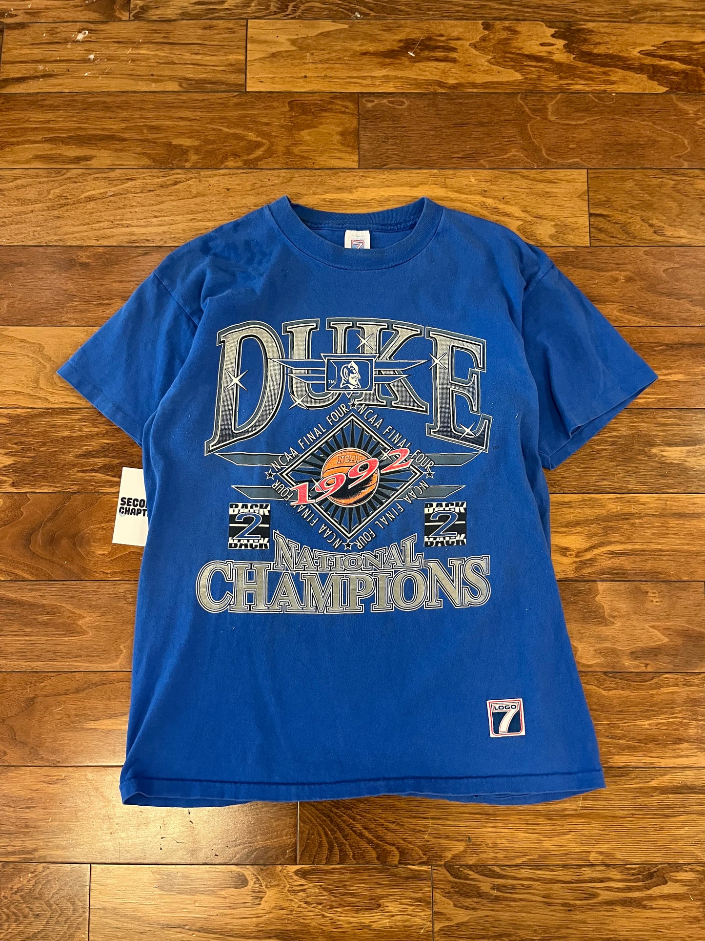 1992 Duke University Final Four Logo 7 Tee (L)