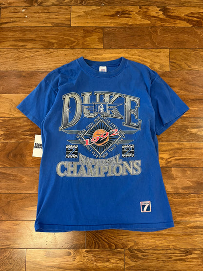 1992 Duke University Final Four Logo 7 Tee (L)