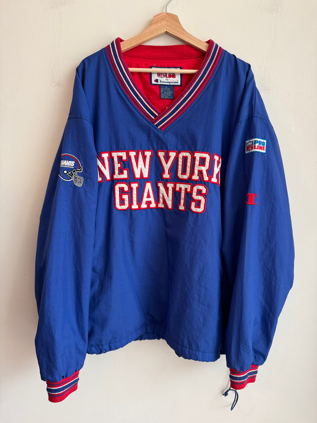 90s New York Giants Champion Windbreaker (XL)