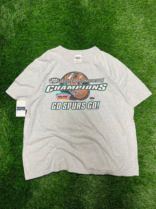 1999 San Antonio Spurs Vintage NBA Western Conference Champions Tee (XXL)