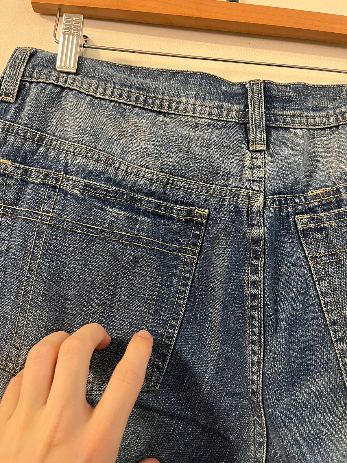 00s Sean John Baggy Mid Wash Shorts (36)