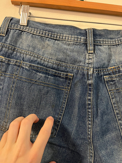 00s Sean John Baggy Mid Wash Shorts (36)