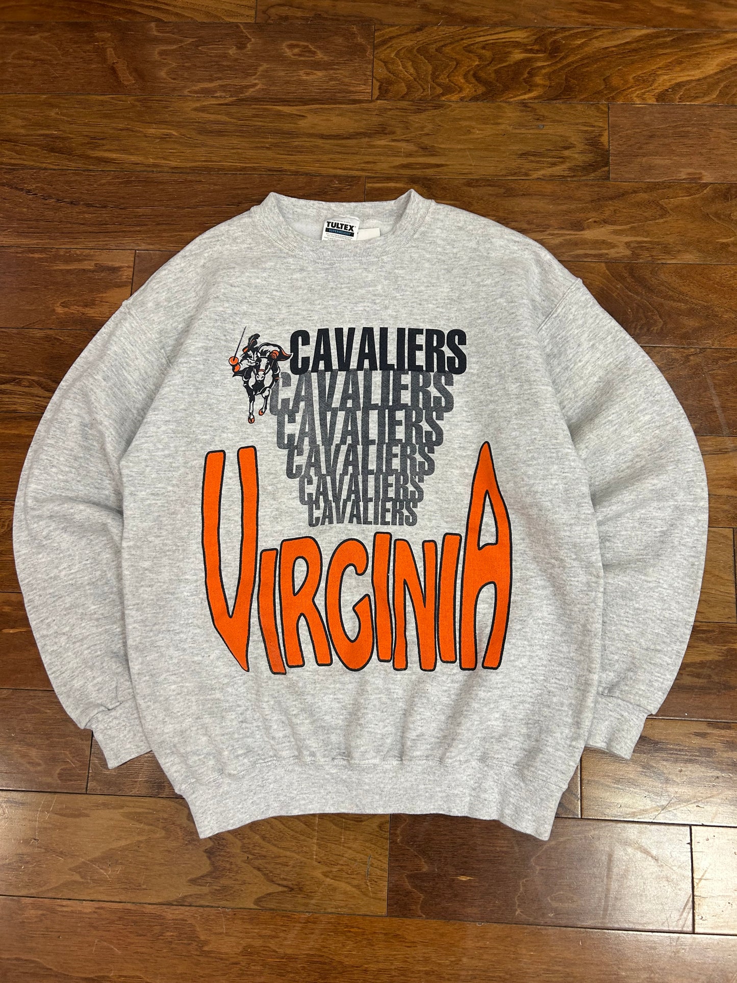 90s University of Virginia Cavaliers Vintage Spell Out Crewneck (M)