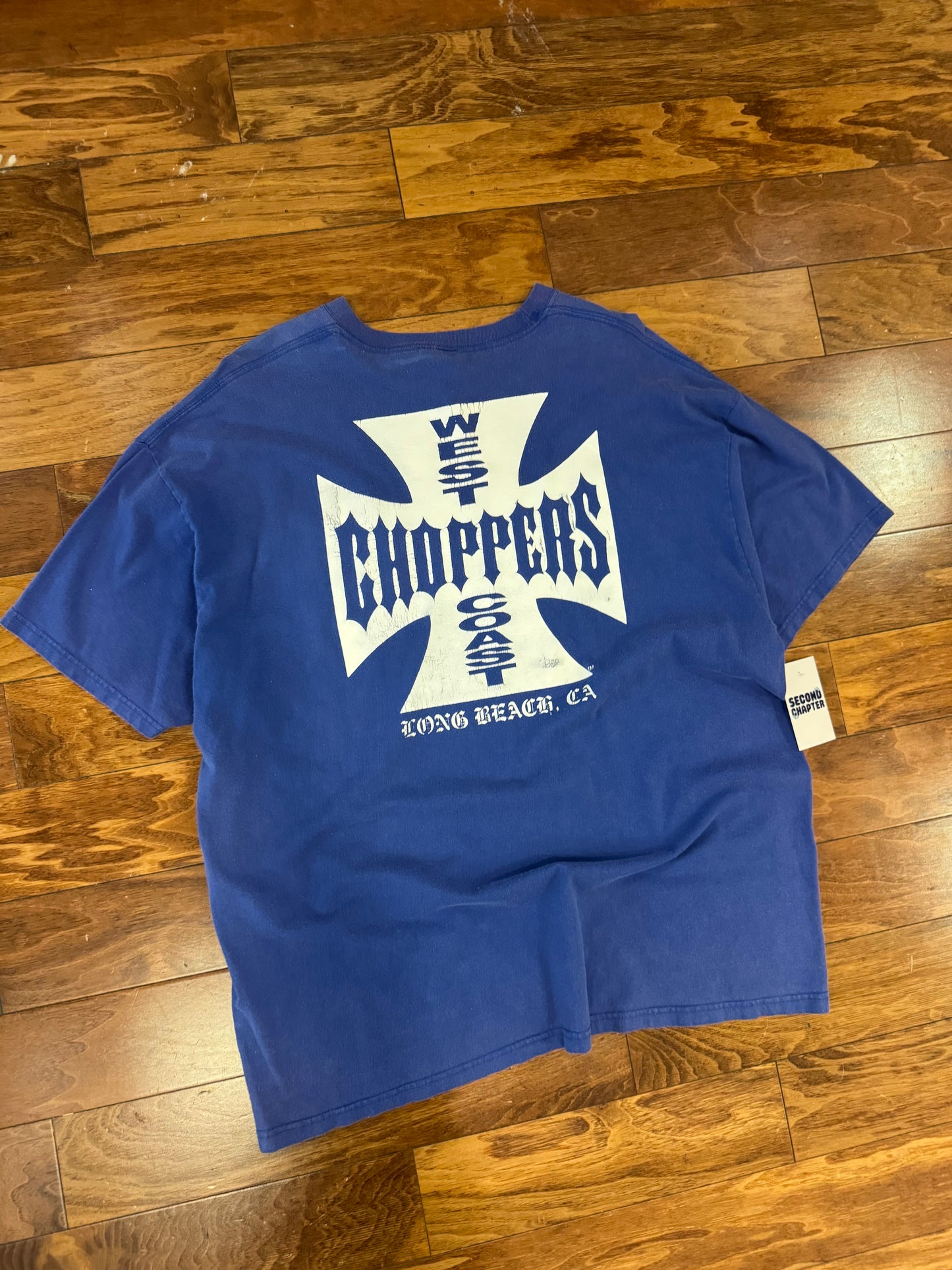 00s West Coast Choppers Blue Tee (XXL)