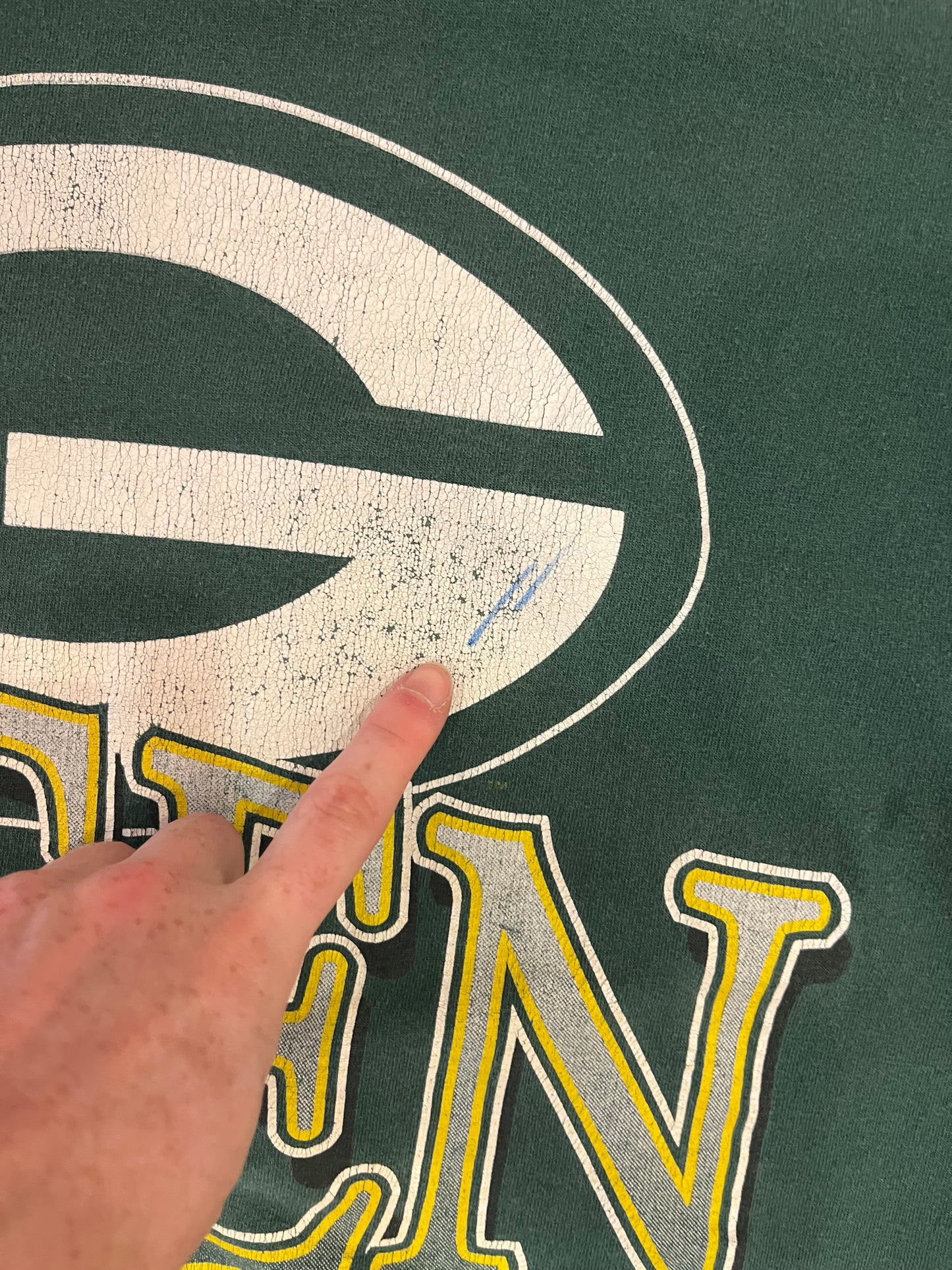 90s Green Bay Packers Double Sided Tee (XL)