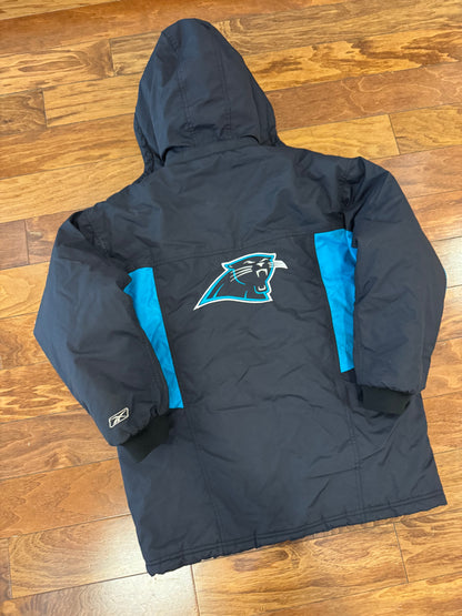 00s Carolina Panthers Reebok Puffer Jacket (Youth XL)