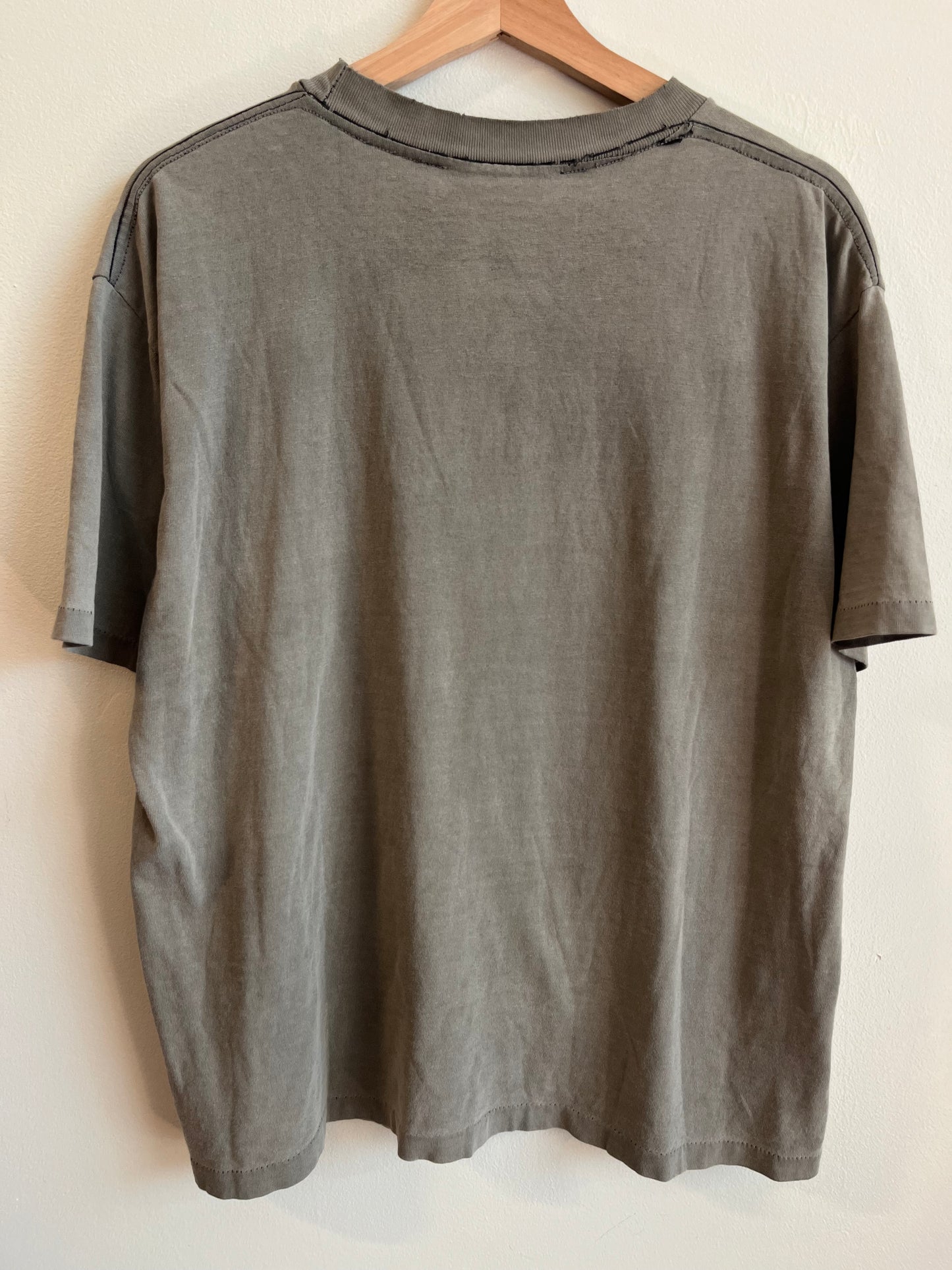 1991 New Orleans Saints Smoke Faded Riddell Tee (L)