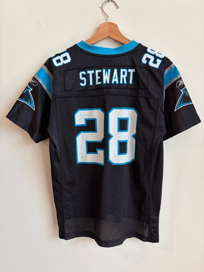 2000's Carolina Panthers Jonathan Stewart Reebok Home Jersey (Youth L)