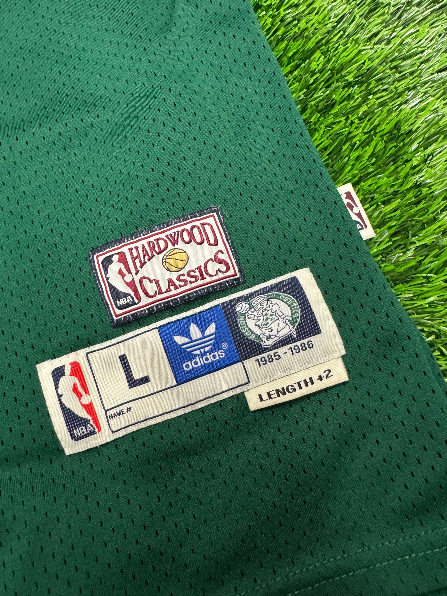 Boston Celtics Larry Bird Adidas Hardwood Classics NBA Jersey (L)