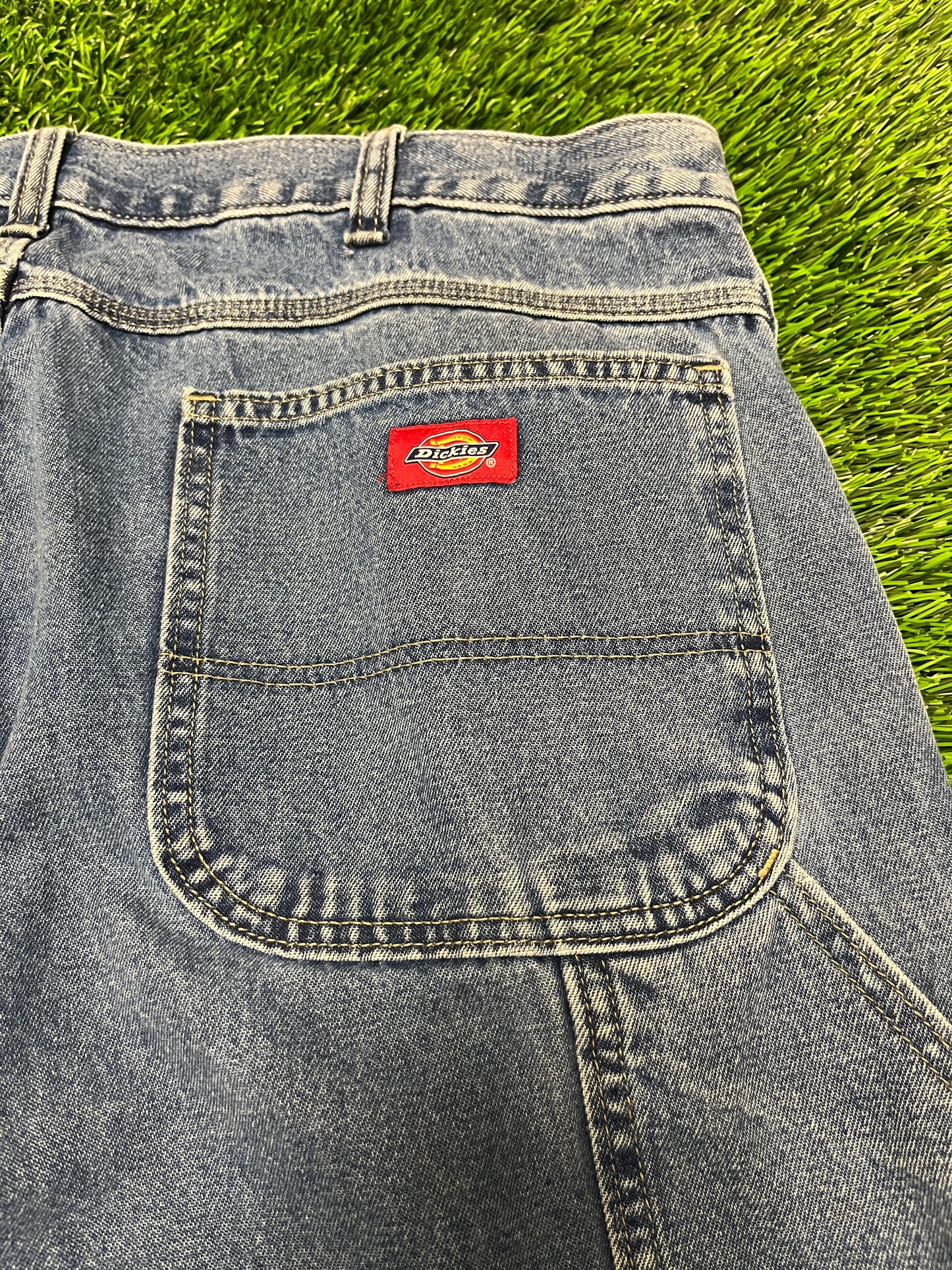 Dickies Carpenter Workwear Blue Jeans (38 x 32)