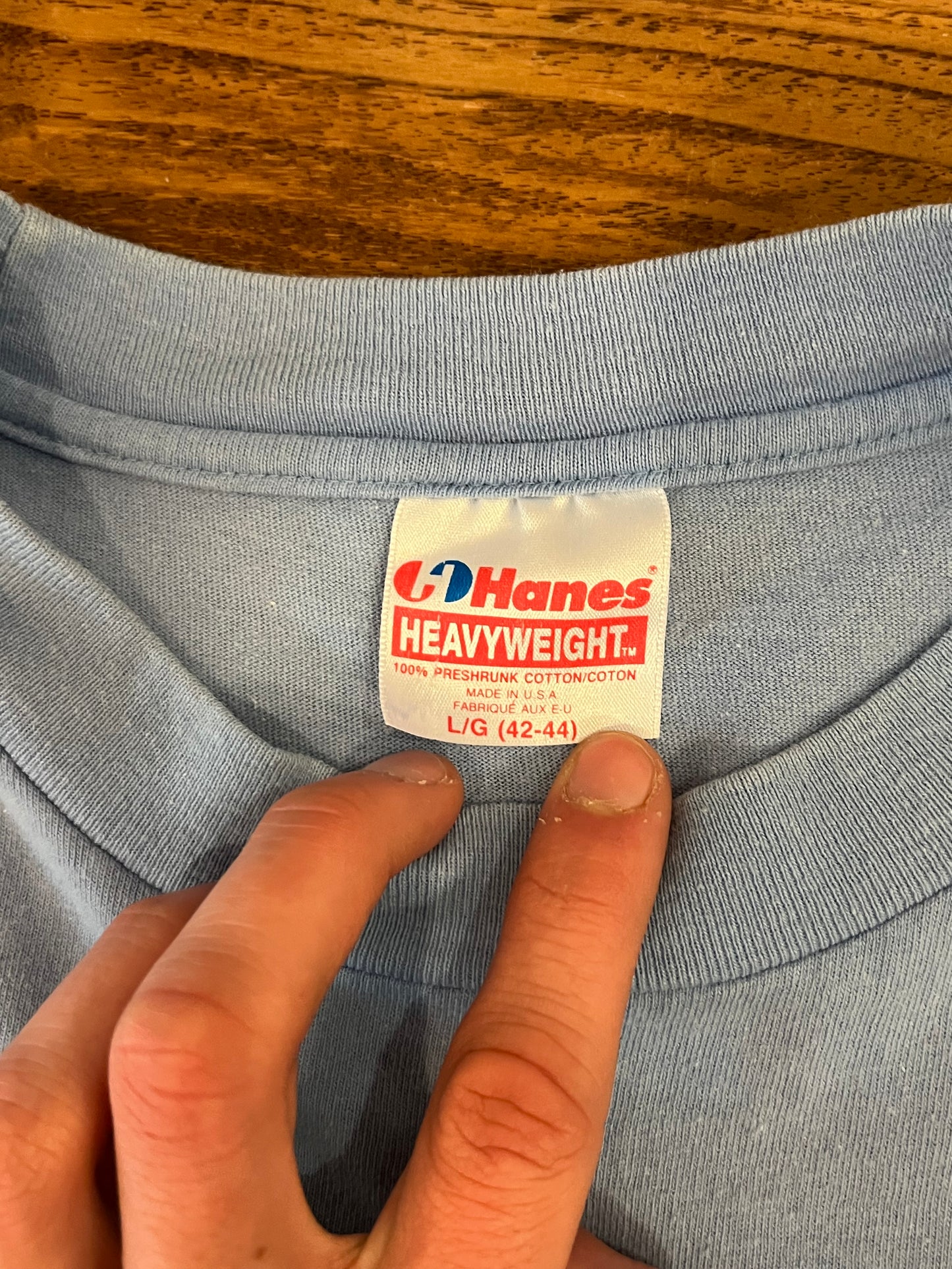 90s UNC Tar Heels Big Graphic Hanes Tee (L)