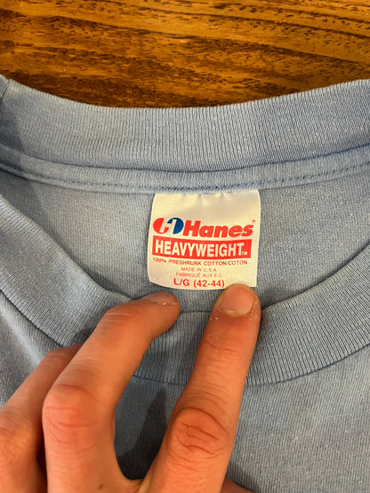 90s UNC Tar Heels Big Graphic Hanes Tee (L)
