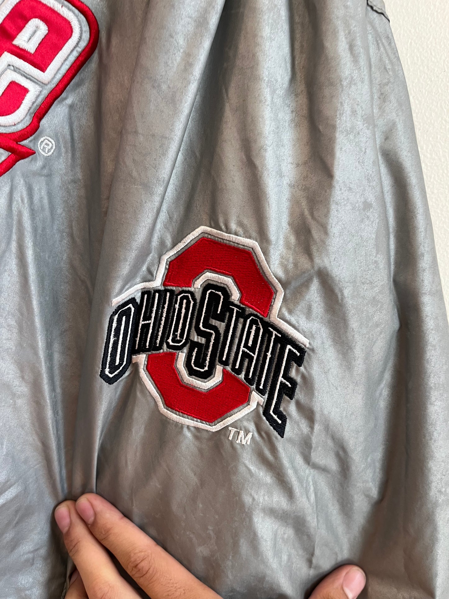 90s Ohio State Silver Starter Windbreaker (L)
