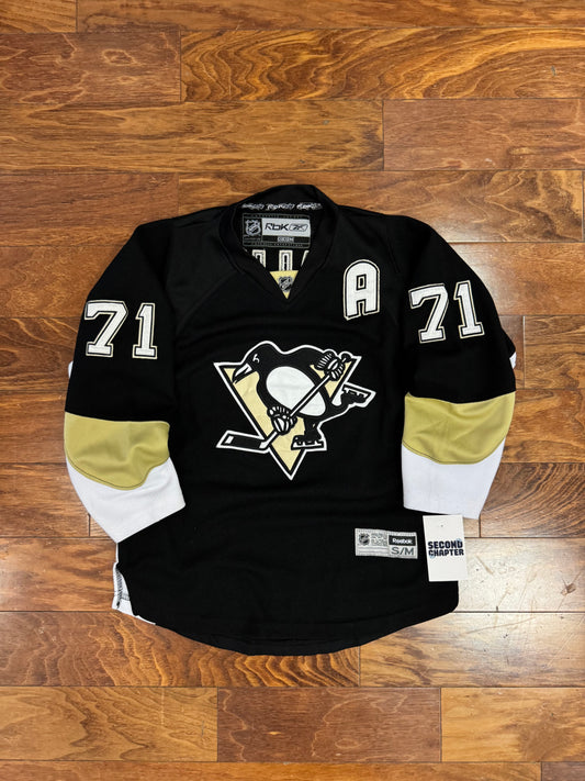 00s Pittsburgh Penguins Malkin Reebok Jersey (Youth S/M)