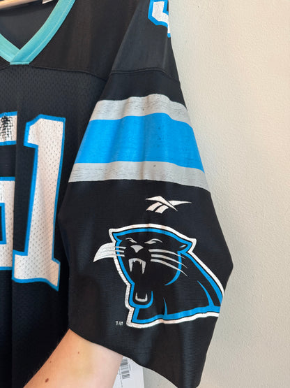 90s Carolina Panthers Sam Mills Faded Reebok Jersey (XL)