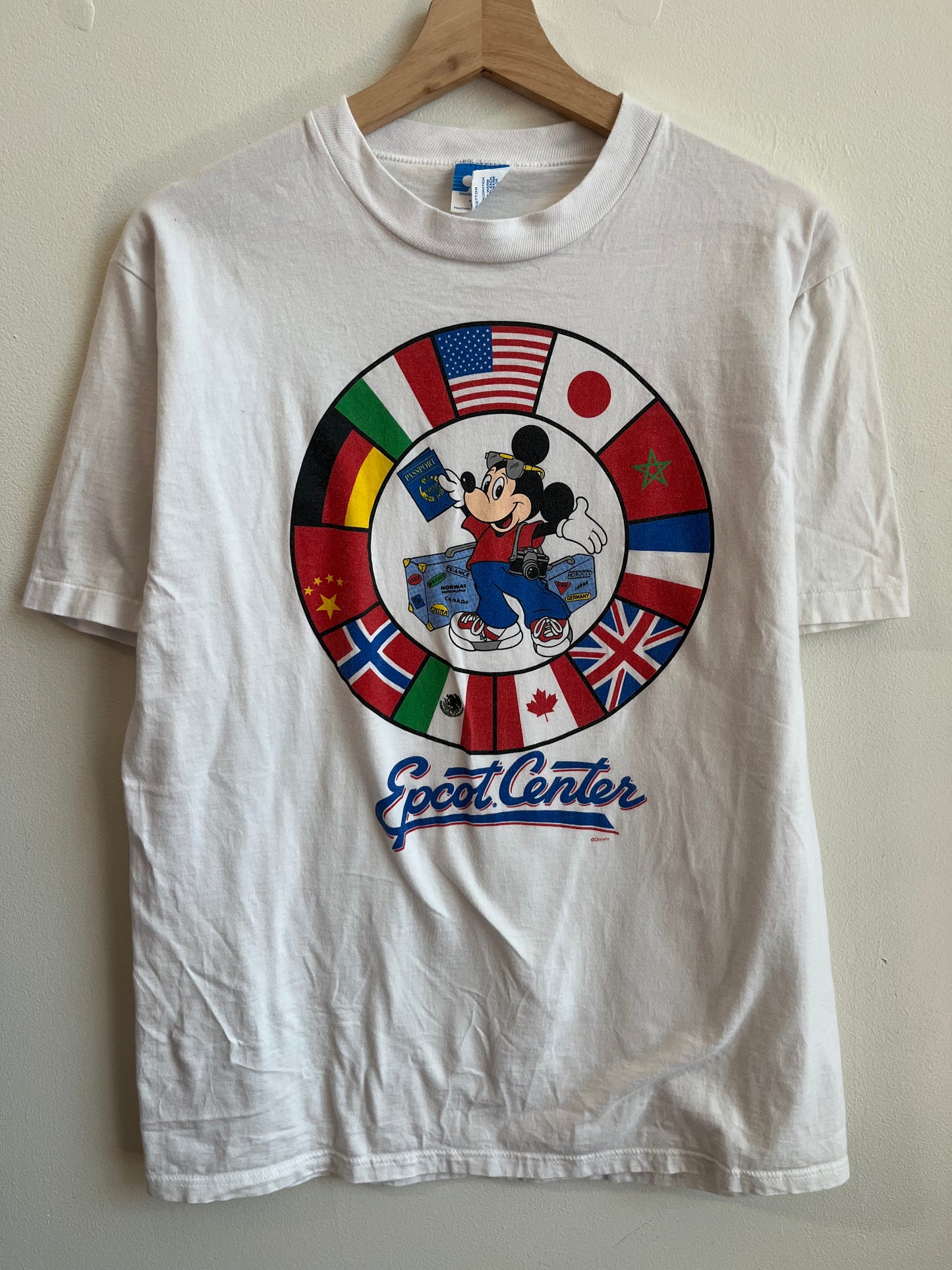 90s Disney Epcot Mickey Tee (M)