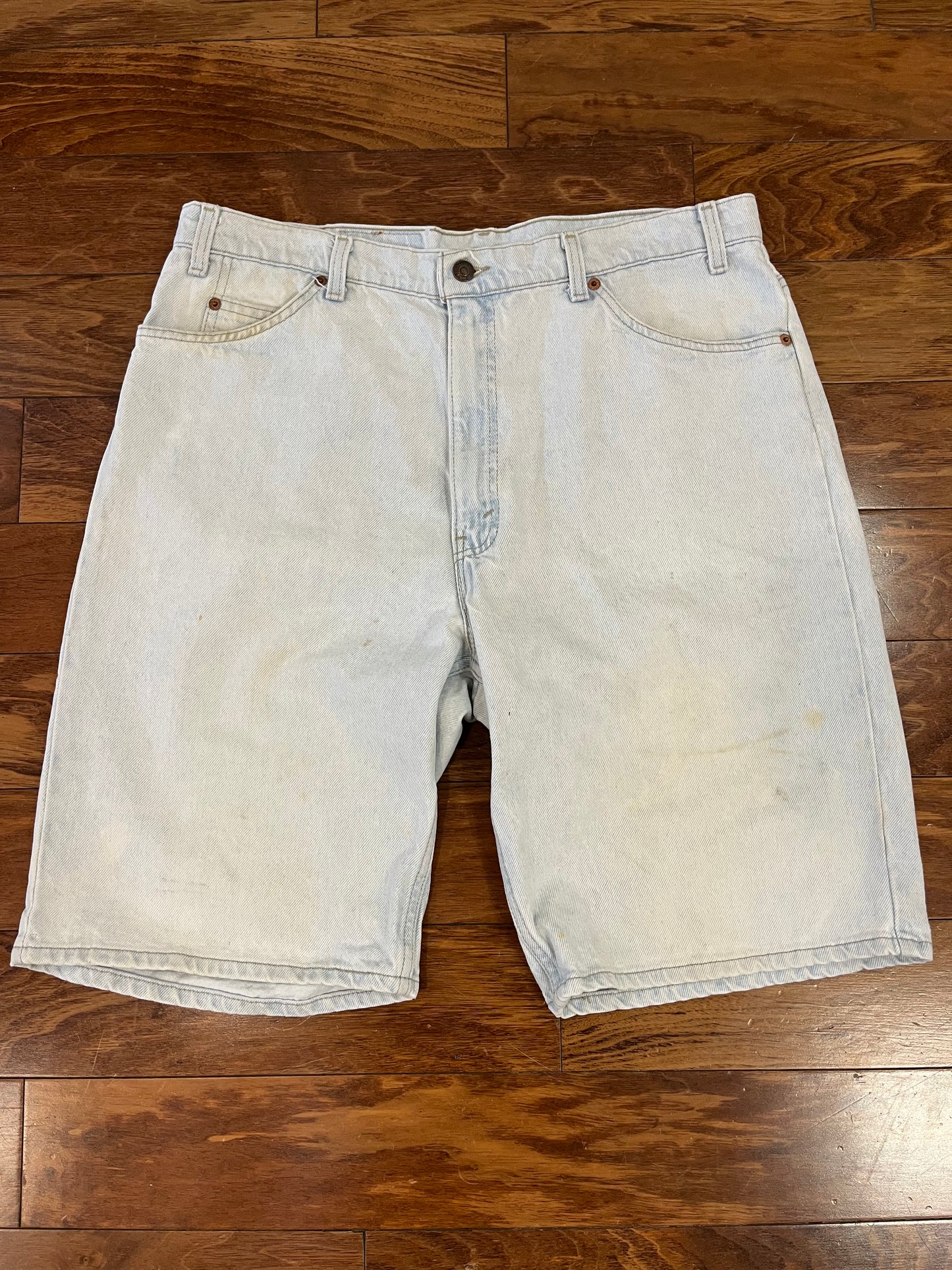 1994 Levi's 550 Orange Tab Jean Shorts (38)