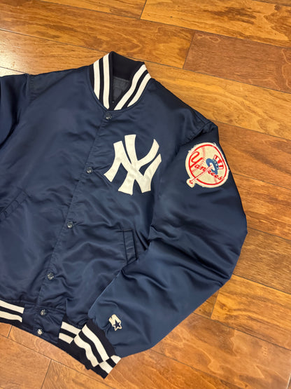 90s New York Yankees Starter Satin Jacket (M)