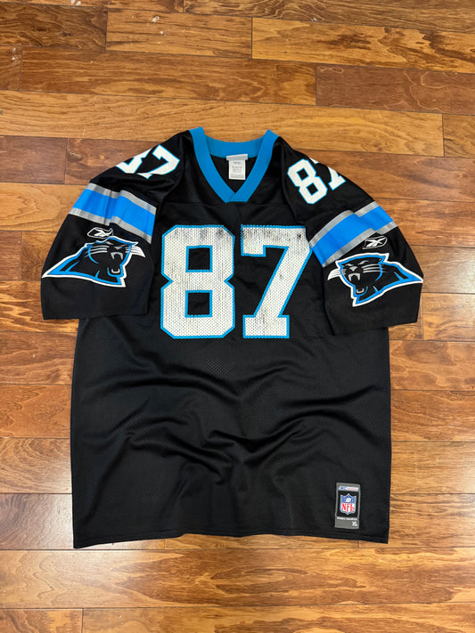 00s Carolina Panthers Muhsin Muhammed Reebok Jersey (XL)