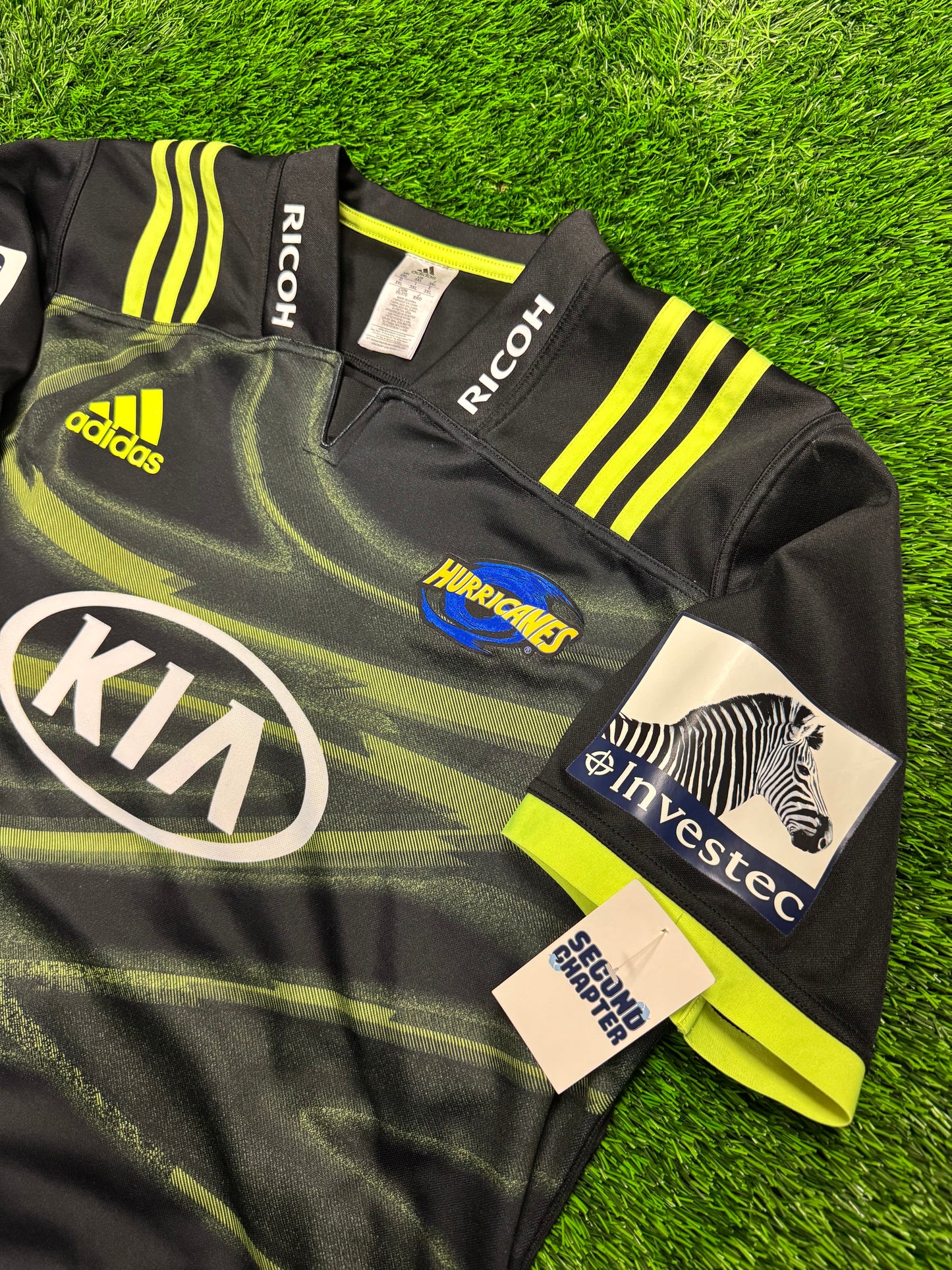 2017 Adidas Hurricanes KIA Super Rugby Home Jersey (XXXL)
