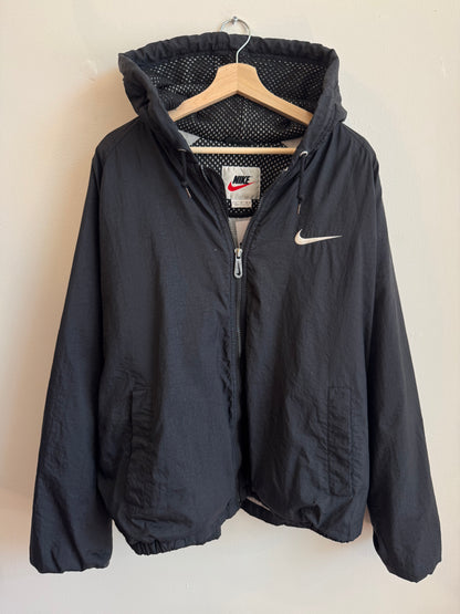 90s Nike Black Essential Jacket (L)